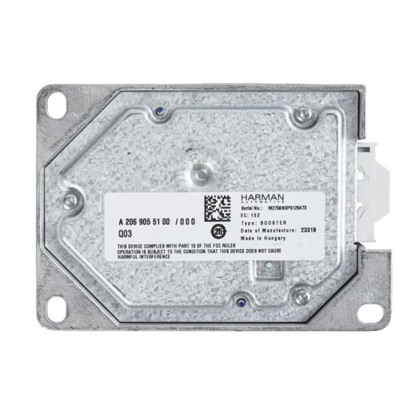 Amplifier for Hi-Fi system  Mercedes CLA 118, GLE 167, A-Class 177, C-Class 206, CLE 236, EQB 243, GLB 247, GLC 254, EQE 294 295, EQS 296 297